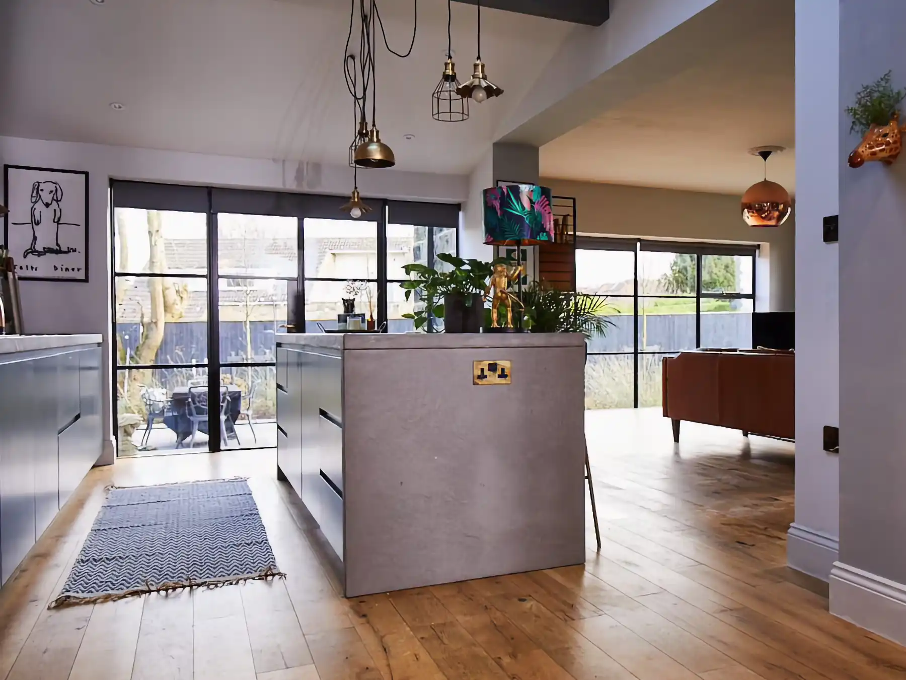 Crittall approved installer fitting bespoke steel glazing in Leeds