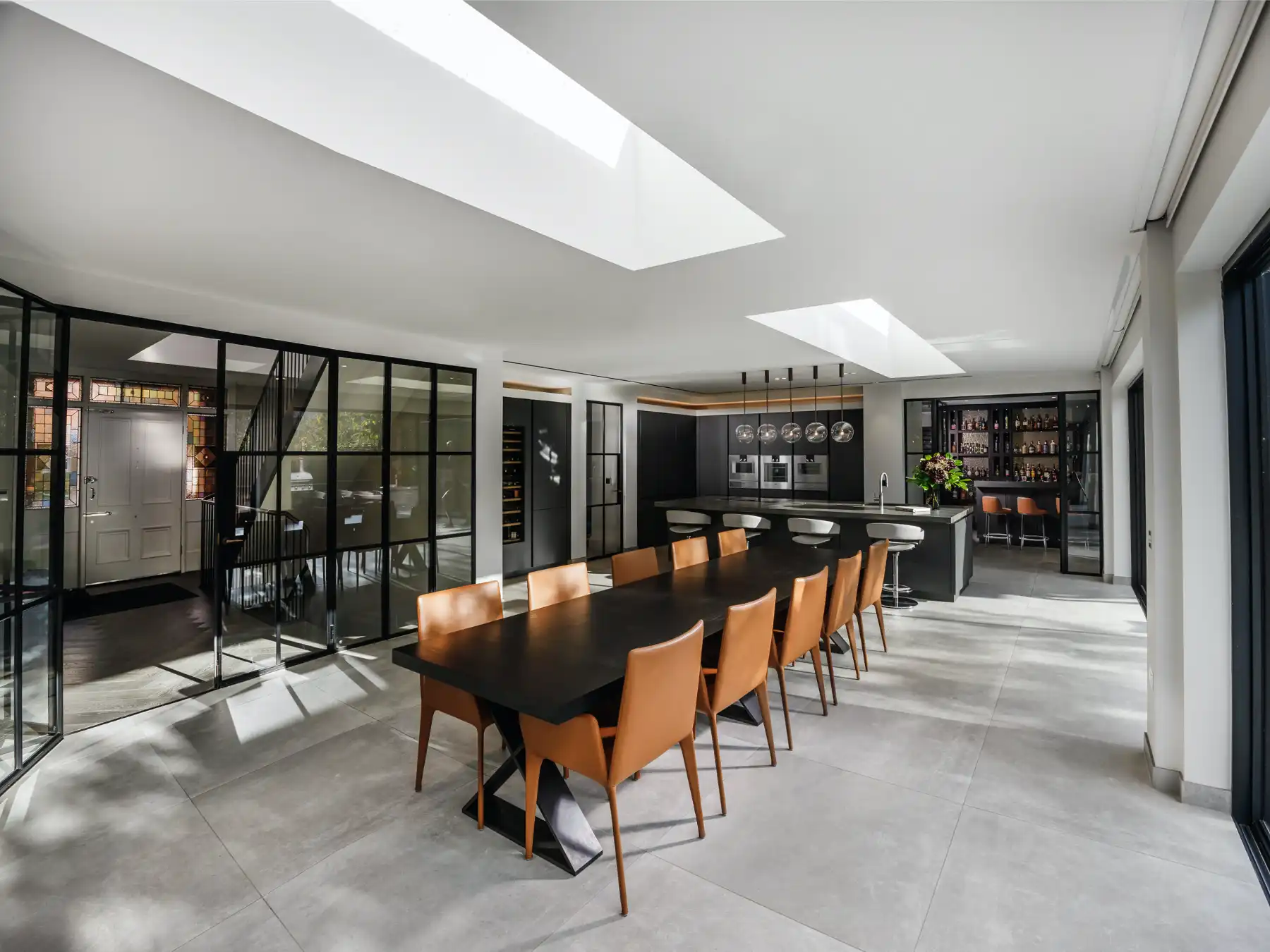 Crittall steel fire-rated doors and screens installed by KJA Services in Manchester
