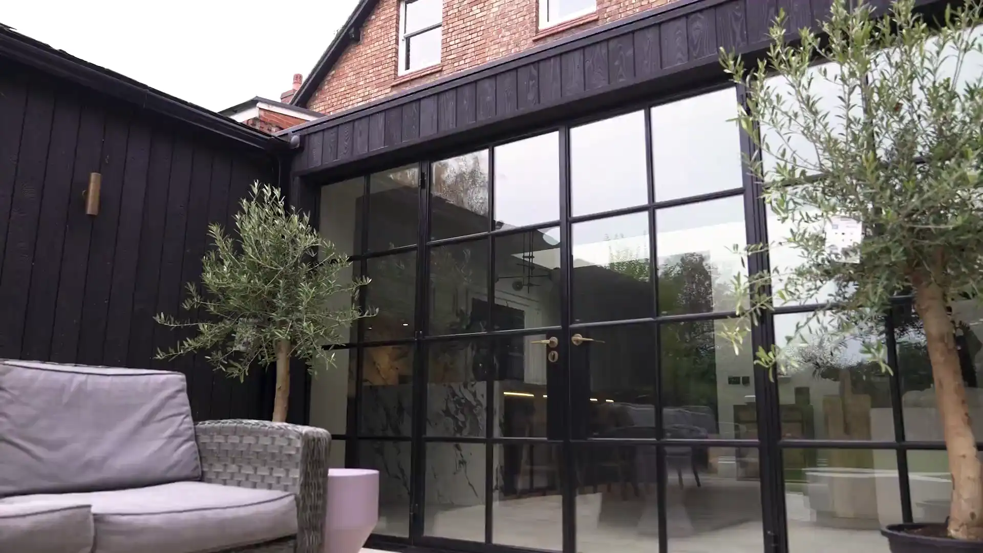 Crittall steel doors installed in Chester home