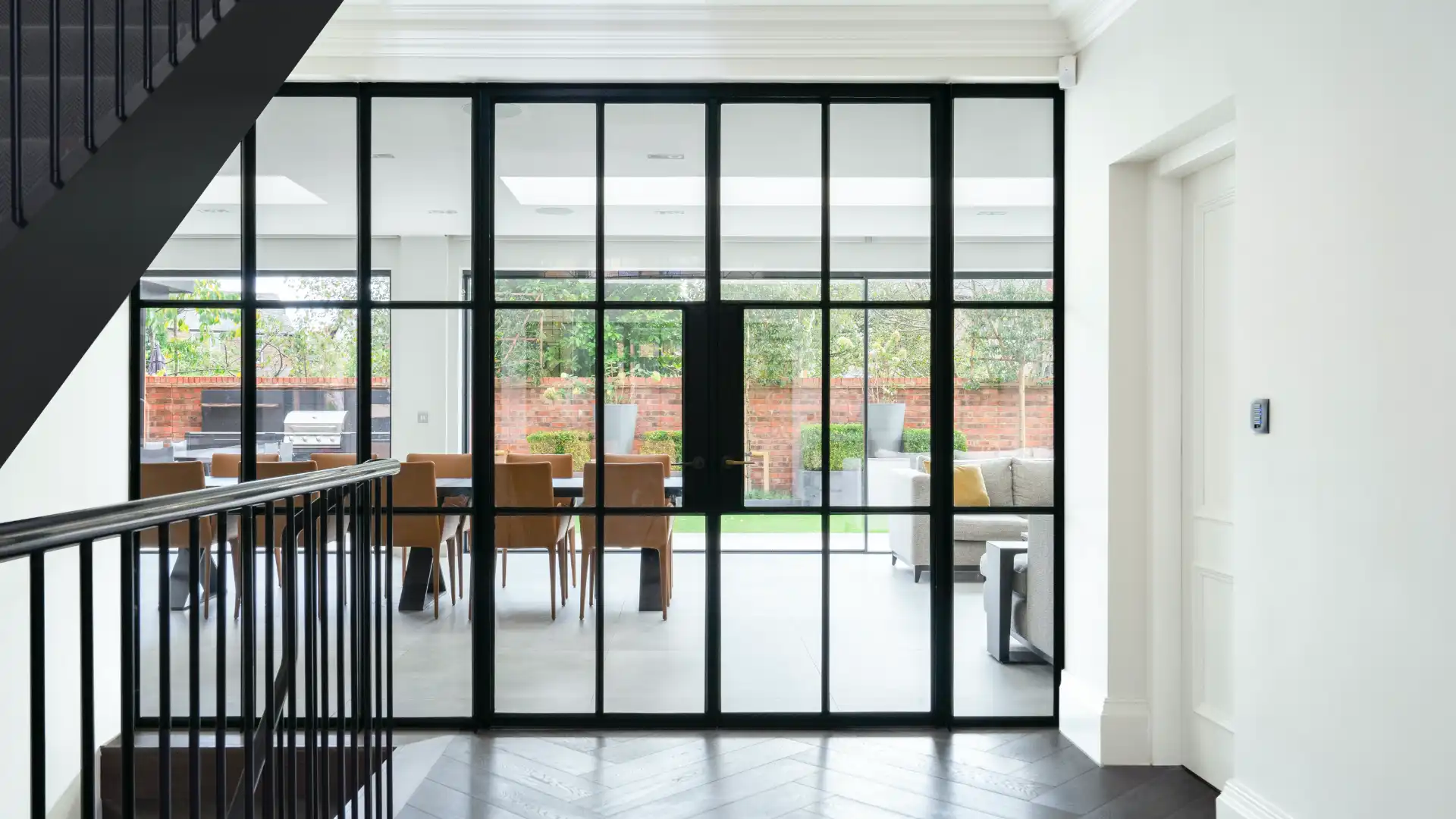 Crittall steel doors installed in Manchester home