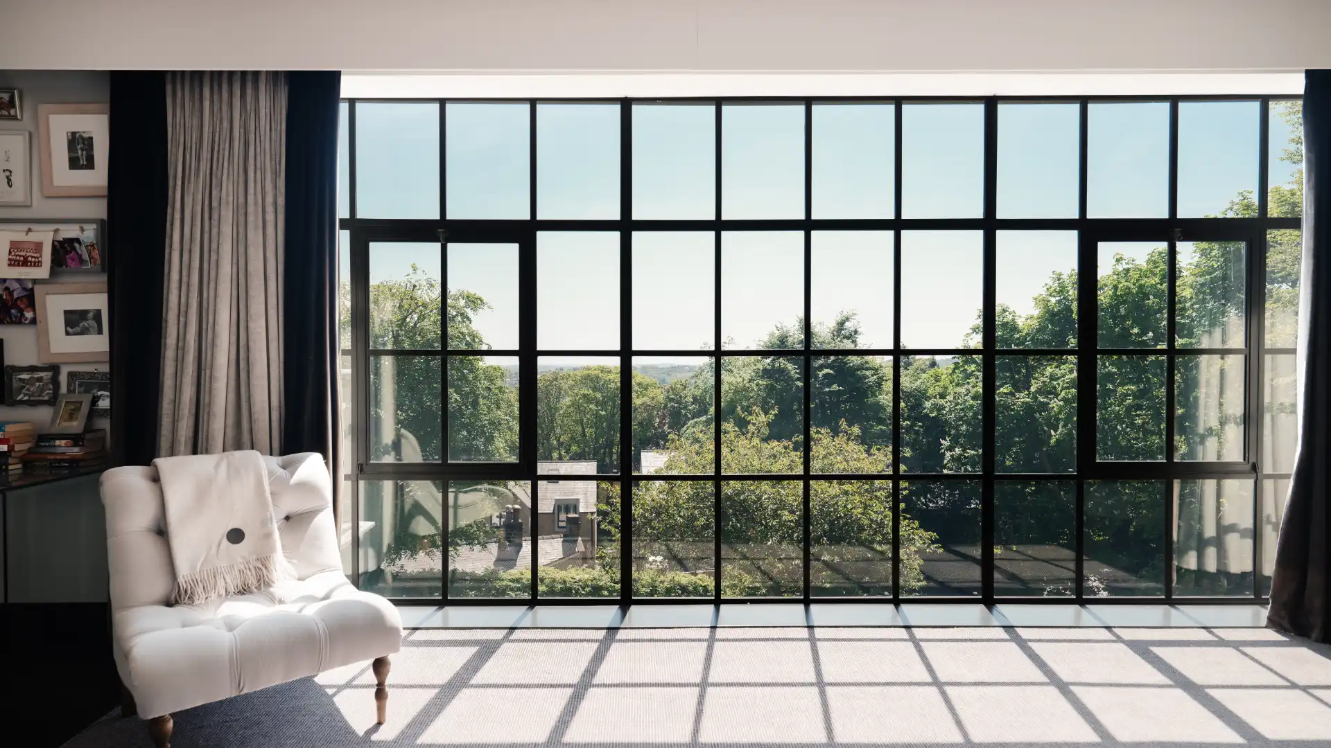Crittall steel doors installed in Sheffield home