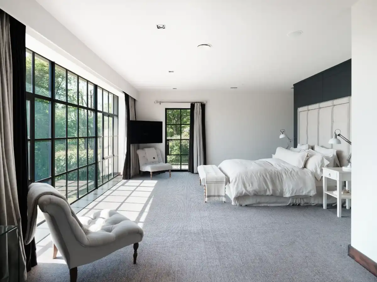 Crittall steel windows installed in Sheffield home