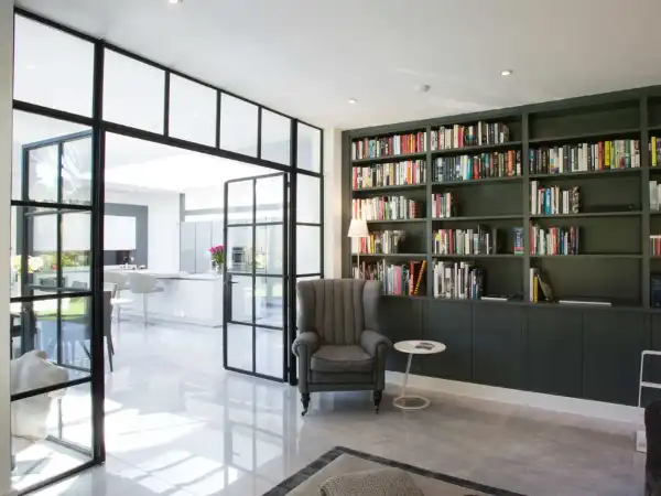 Crittall steel doors, screens and windows installed in Sheffield property by KJA Services