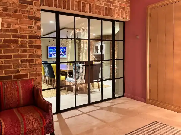 Crittall steel doors, screens and windows installed in Stratford-upon-Avon property by KJA Services