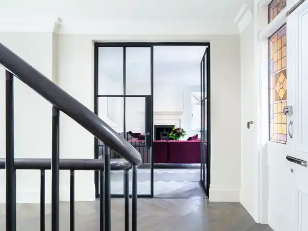 Crittall steel doors, screens and windows installed in Manchester property by KJA Services