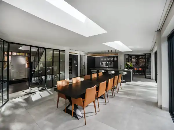 Crittall steel doors, screens and windows installed in Manchester property by KJA Services