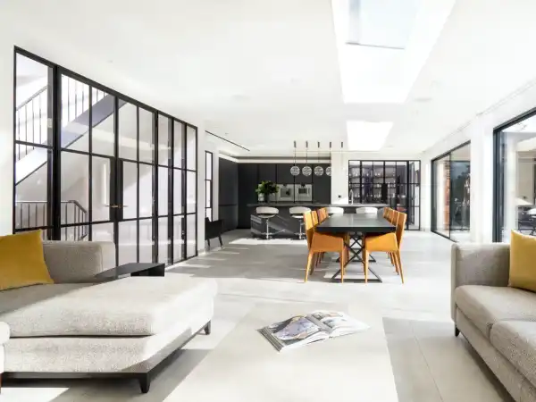 Crittall steel doors, screens and windows installed in Manchester property by KJA Services