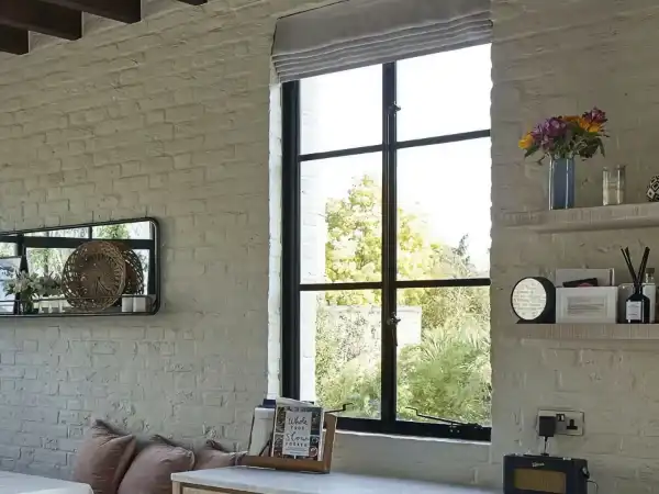 Crittall steel doors, screens and windows installed in London property by KJA Services