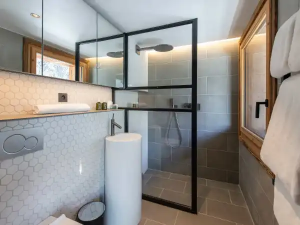 Crittall steel doors, screens and windows installed in Morzine, France property by KJA Services