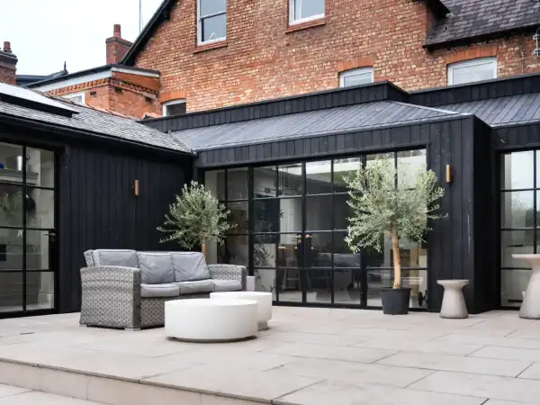 Crittall steel doors, screens and windows installed in Chester property by KJA Services