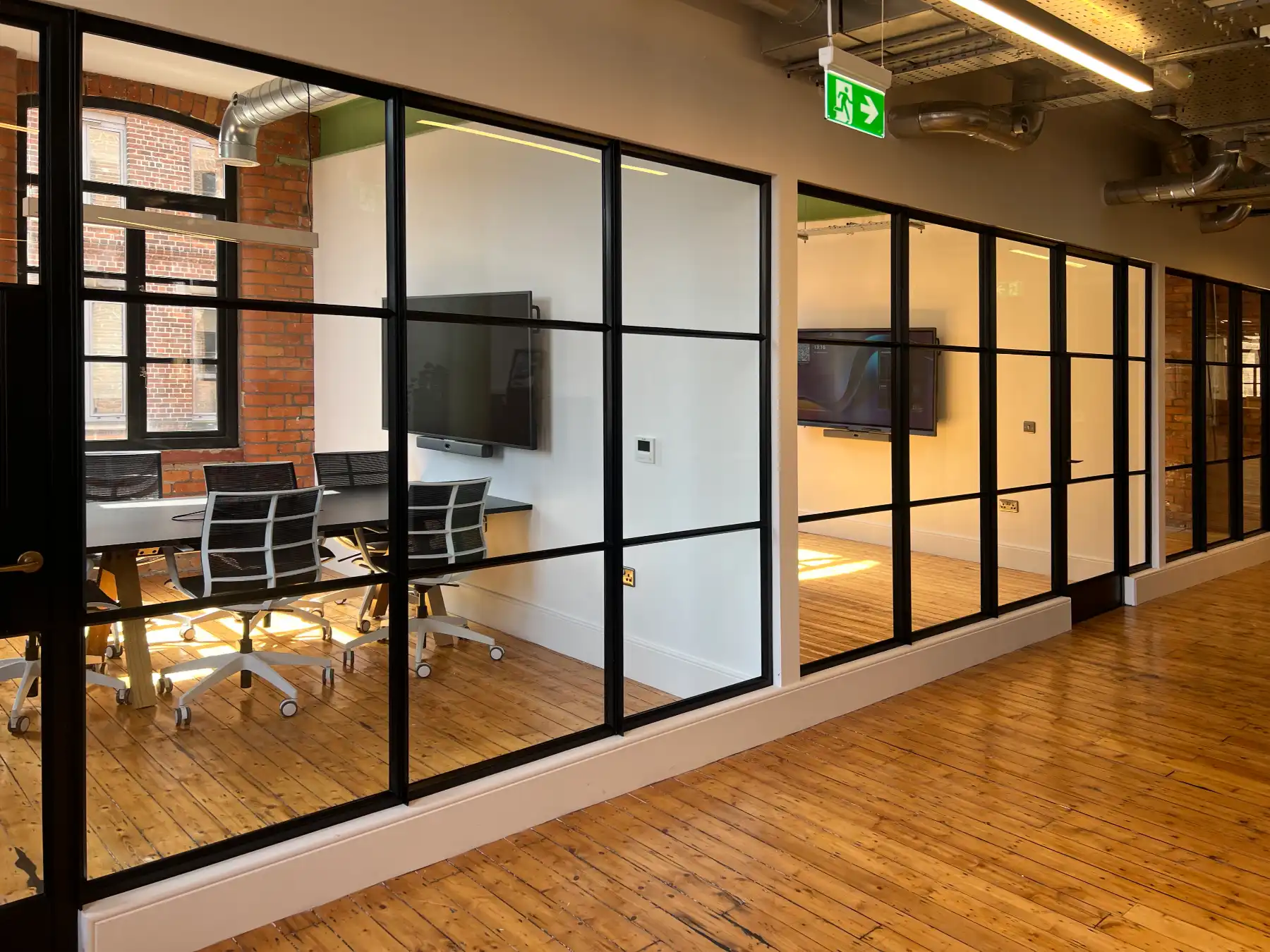 Genuine Crittall steel glazed doors and windows installation in Belfast