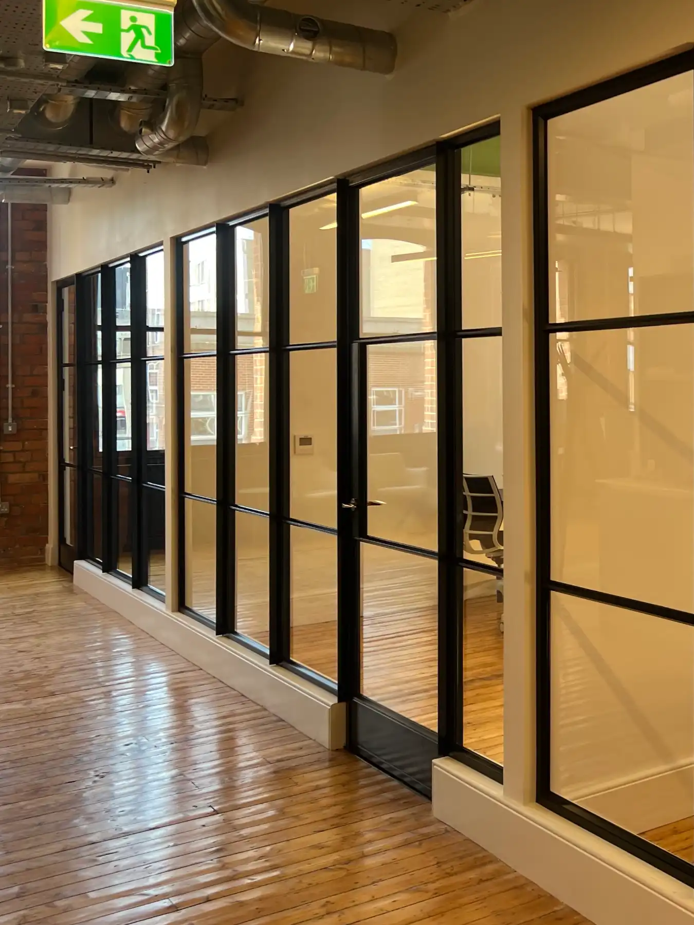 Crittall style steel doors and windows installed in Belfast
