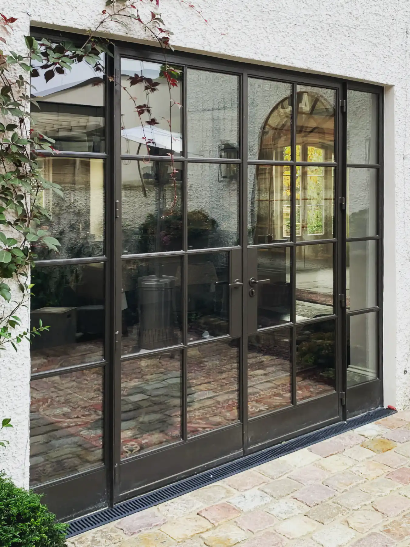 Crittall style steel doors and windows installed in Harrogate