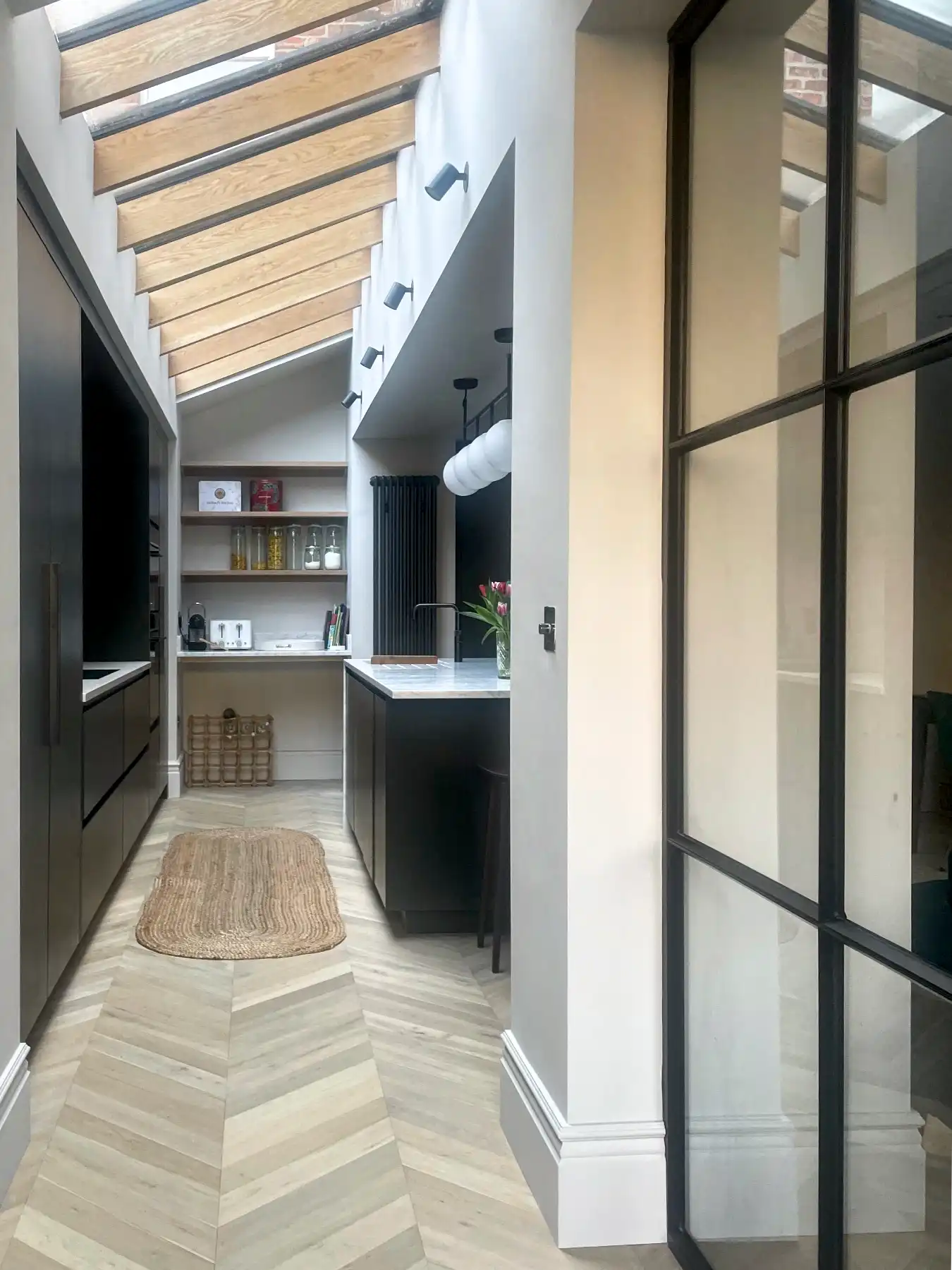 Crittall style steel doors and windows installed in Jesmond