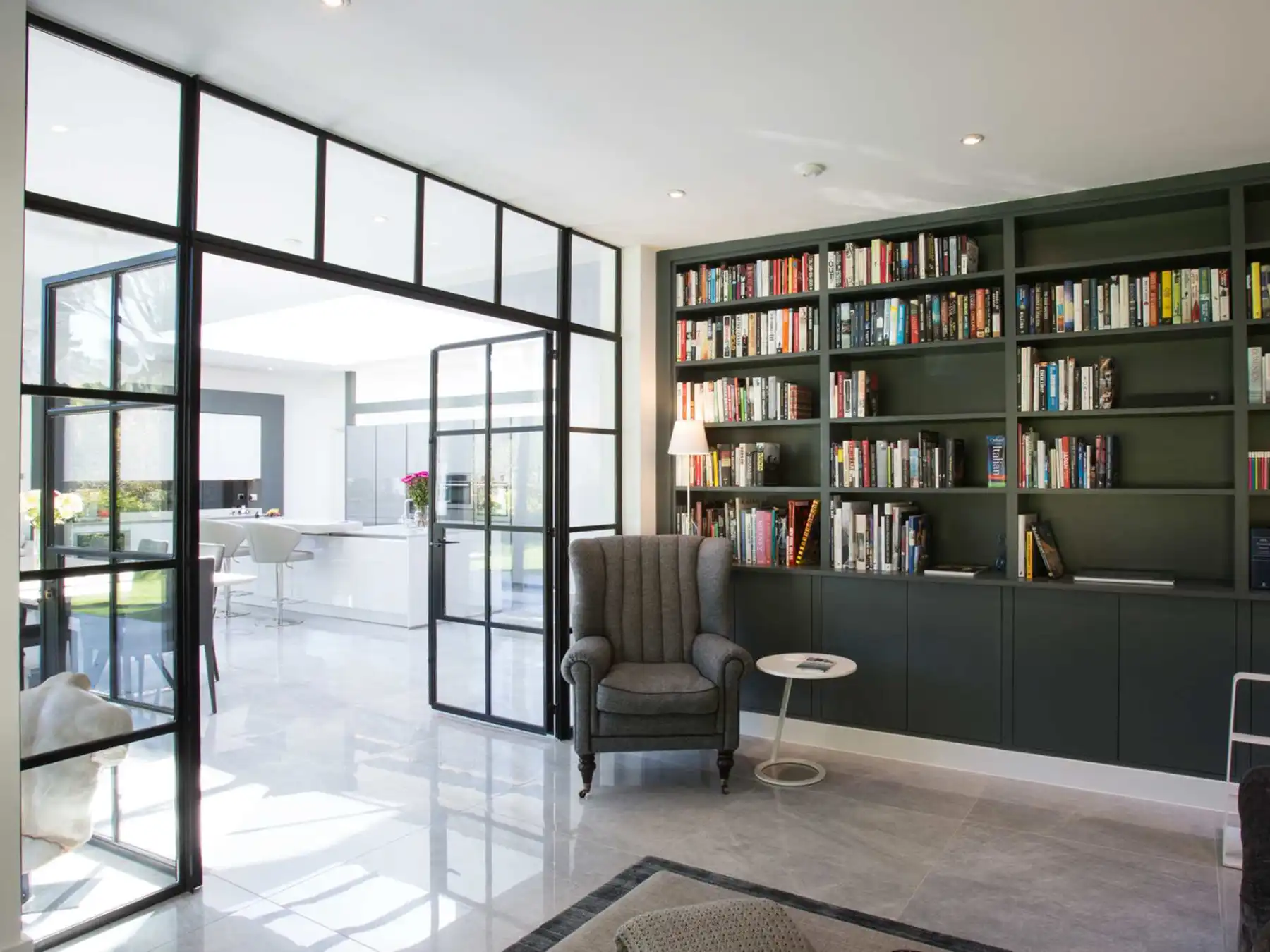 Genuine Crittall steel glazed doors and windows installation in Sheffield